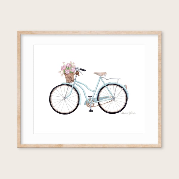 Bike With Flowers - Etsy