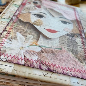 Handmade Book Journal Diary Pink Girl Pink Journal Handmade Journal ...
