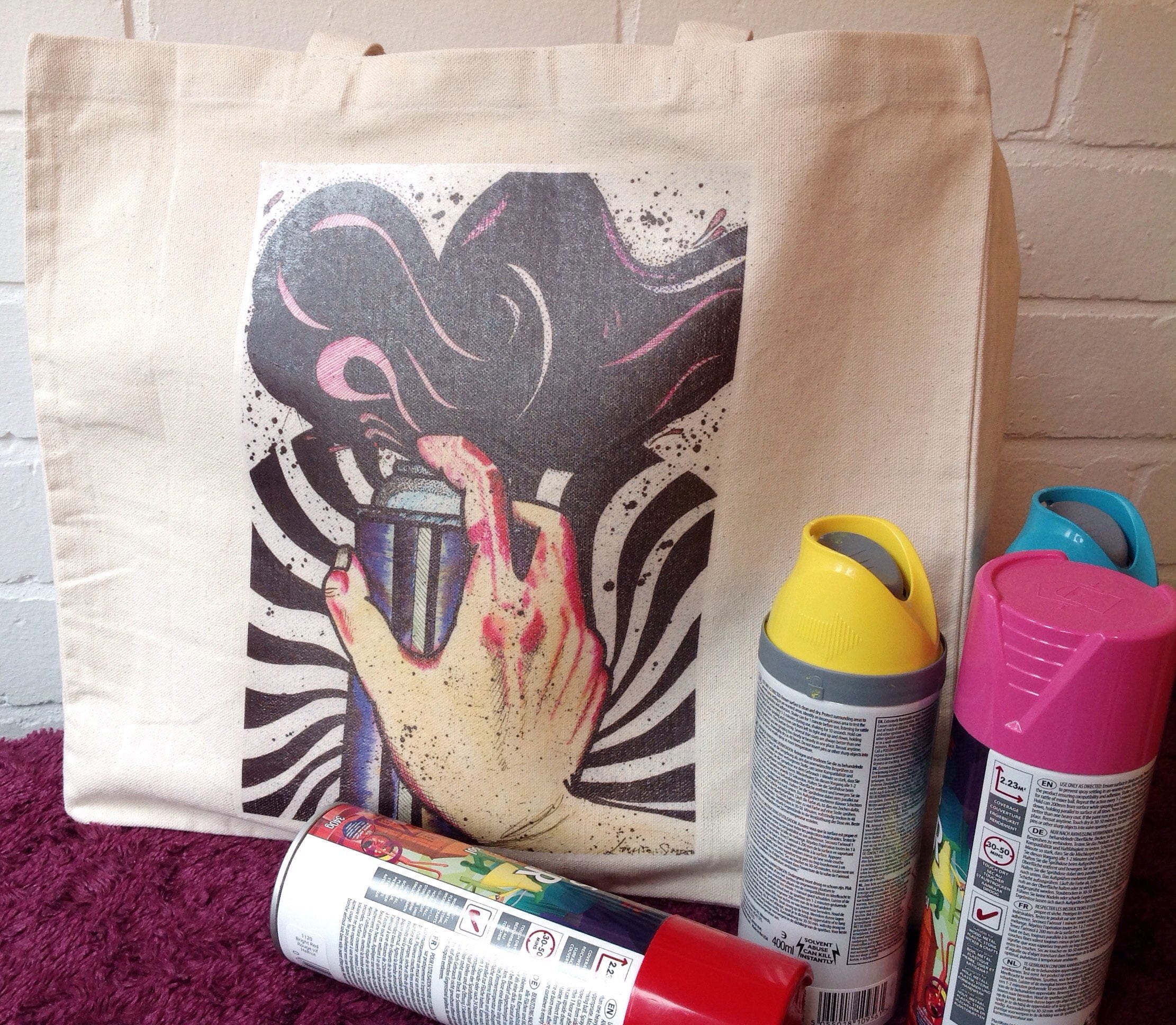 Itoya Skutr Art & Spray Can Bag