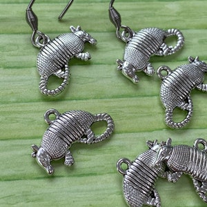 Armadillo Earrings Armadillo Accessory Armadillo Jewellery Armadillo Charm Animal Lover Armadillo Gift Free Gift Wrapping Made With Love