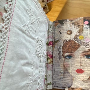 Handmade Book Journal Diary Pink Girl Pink Journal Handmade Journal ...