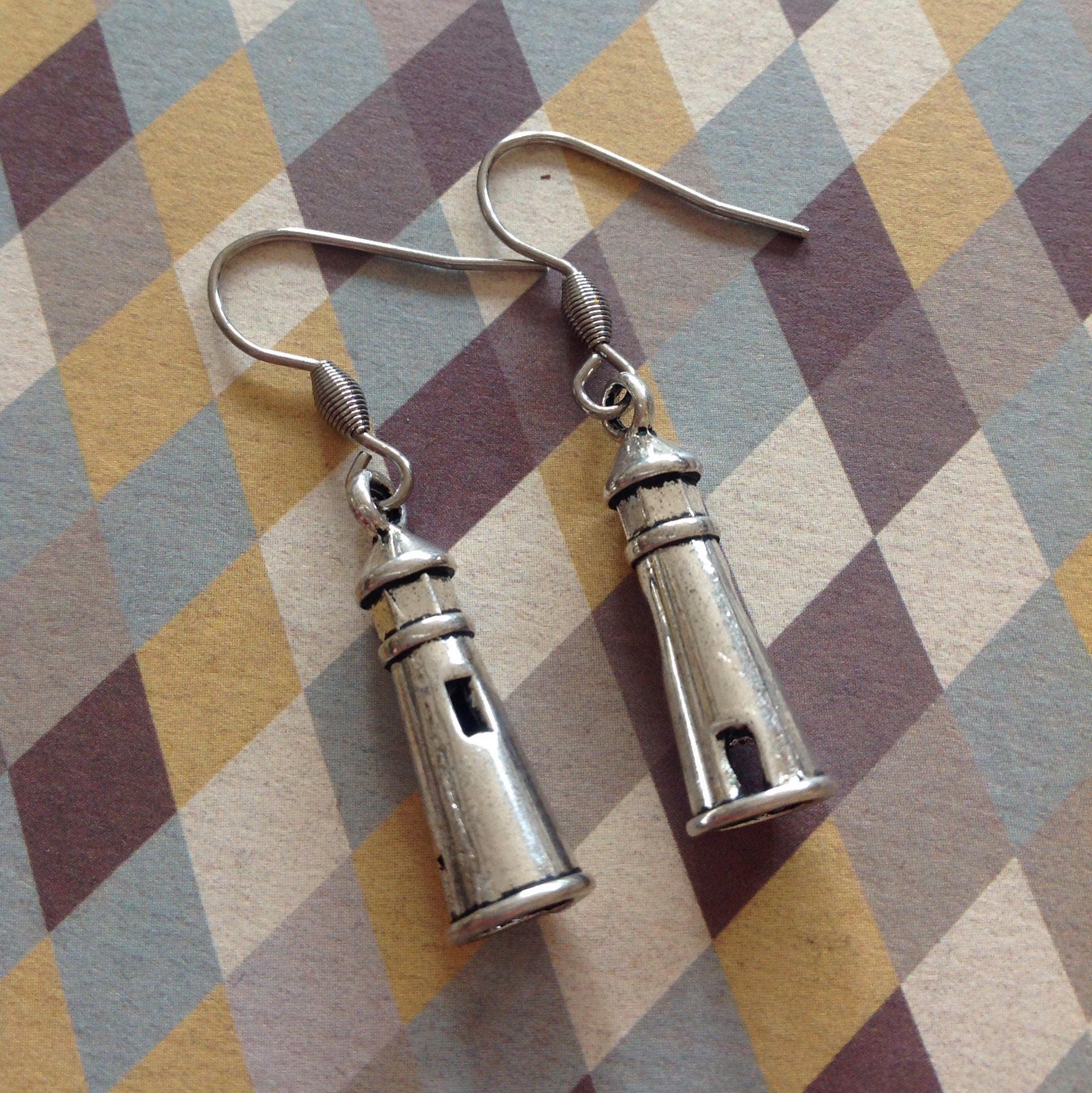 Lighthouse Charm Earrings Lighthouse Charm Earrings