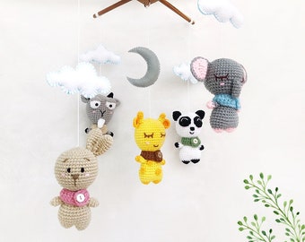 Forest Baby Mobile, Woodland Mobile, Nursery mobile, Crib Mobile, Woodland nursery Baby mobile, girl Baby mobile, boy Nursery decor