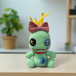 Scrump from Lilo and Stitch Crochet doll,  Monster Amigurumi, Crochet Halloween scrump, Gifts For Lilo and Stitch Fans