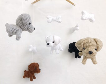 Puppy Crib Mobile Etsy
