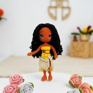 Moana Princess Crochet, nursery decor, Moana amigurumi, Crochet princess, Baby gift, Girl gift, Toy, Doll, gift
