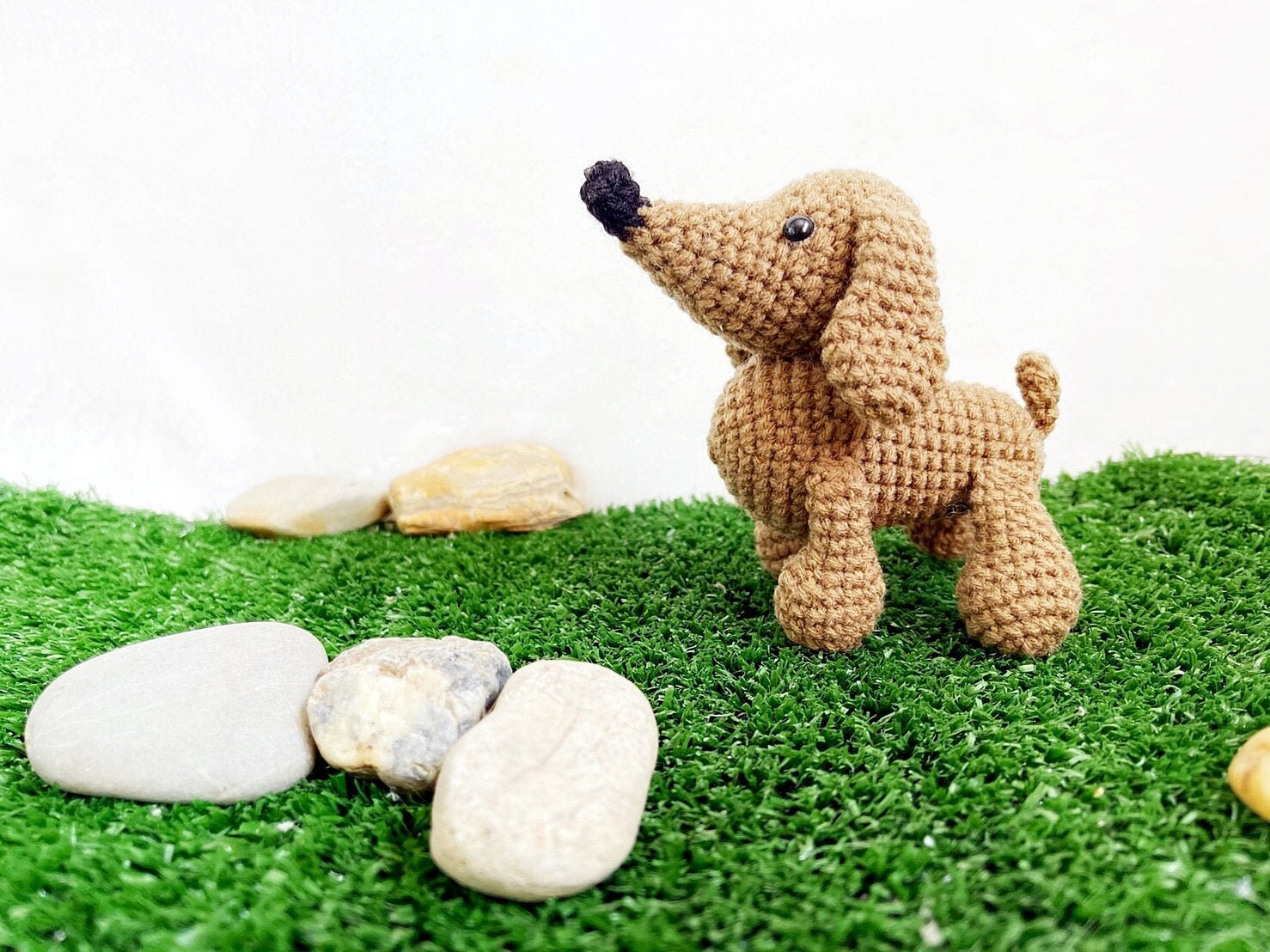 Crochet Dachshund Dog Amigurumi Nursery Decor Dachshund Etsy Canada