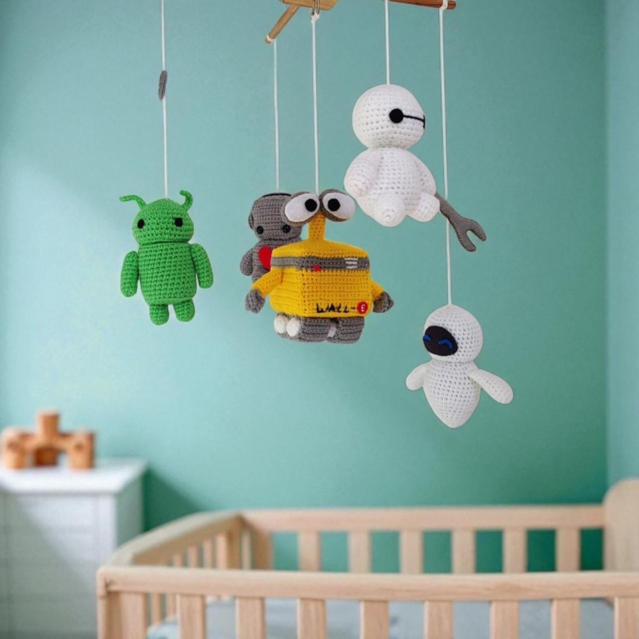 Robot Crib Mobile