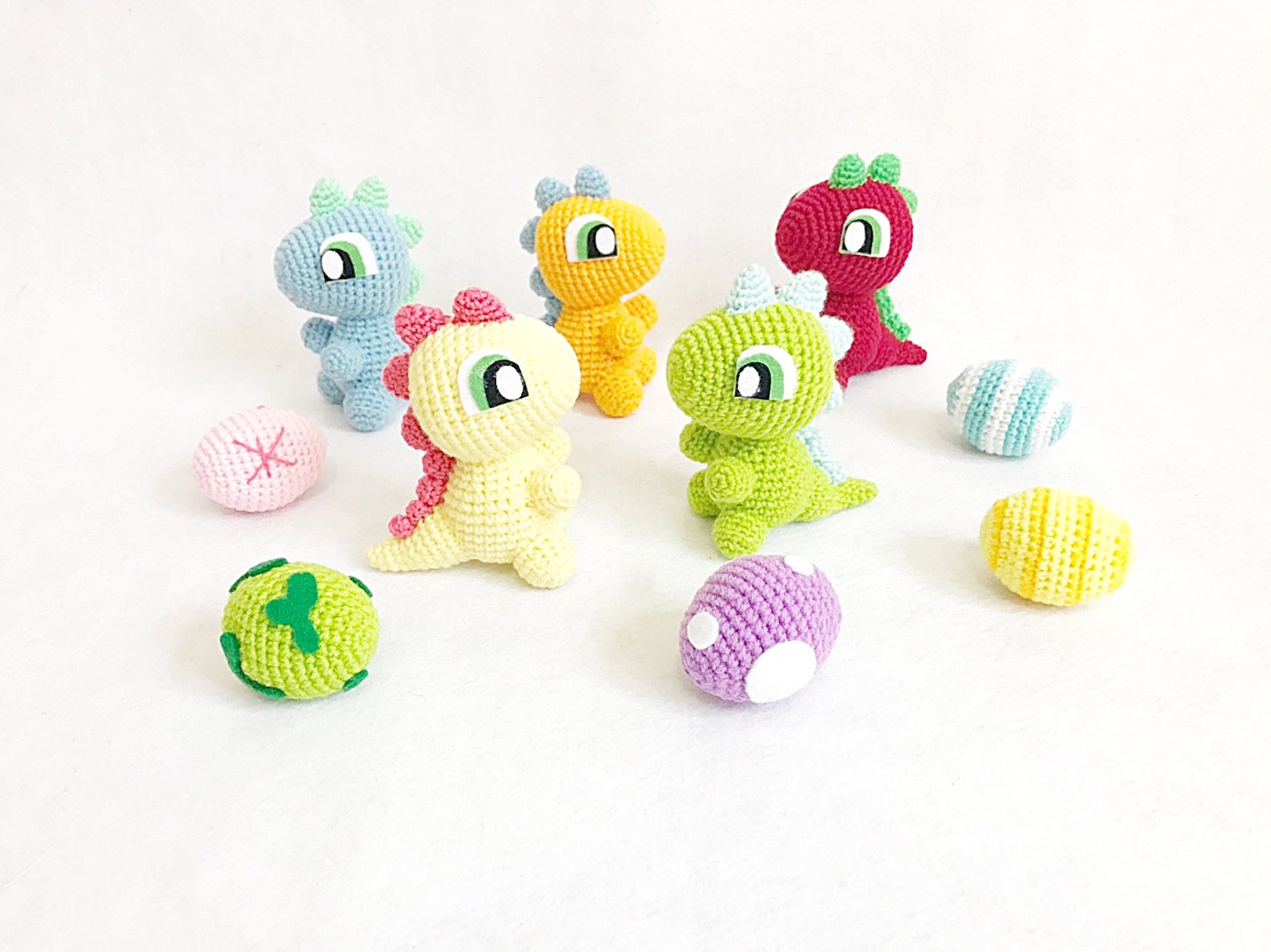 Baby mobile Crochet Baby Dinosaur and Egg Crib mobile Etsy