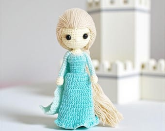 Crochet Elsa Doll: Handmade Princess Amigurumi - Baby/Girl Gift
