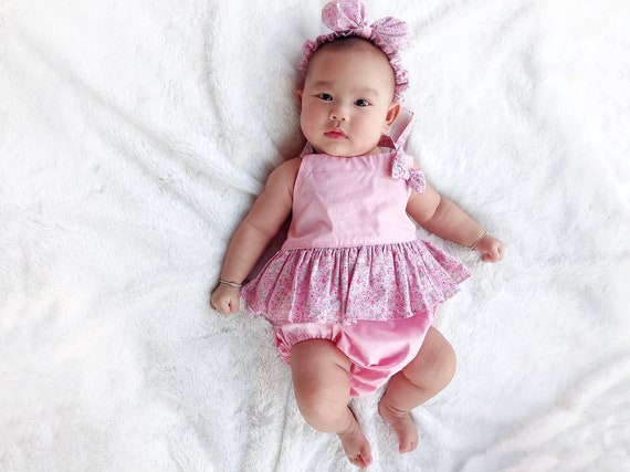 baby girl rompers etsy