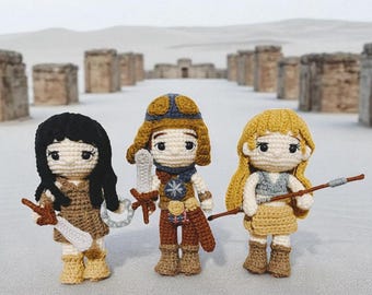 Crochet Gladiator Doll: Xena Amigurumi - Nursery Decor