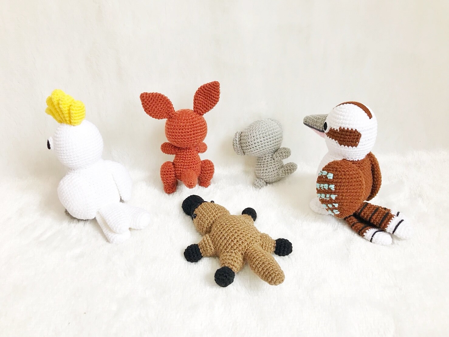 Crochet Australian Animals Amigurumi Nursery Decor Kangaroo Etsy