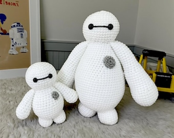 Baymax Puppe: Handgemachte Roboter Amigurumi Figur fürs Kinderzimmer