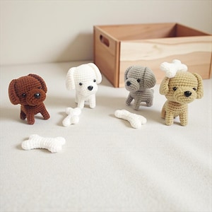 Amigurumi de cachorro de labrador a crochet: decoración infantil hecha a mano