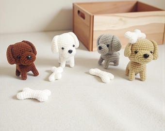 Crochet Labrador Puppy Amigurumi: Handmade Nursery Decor