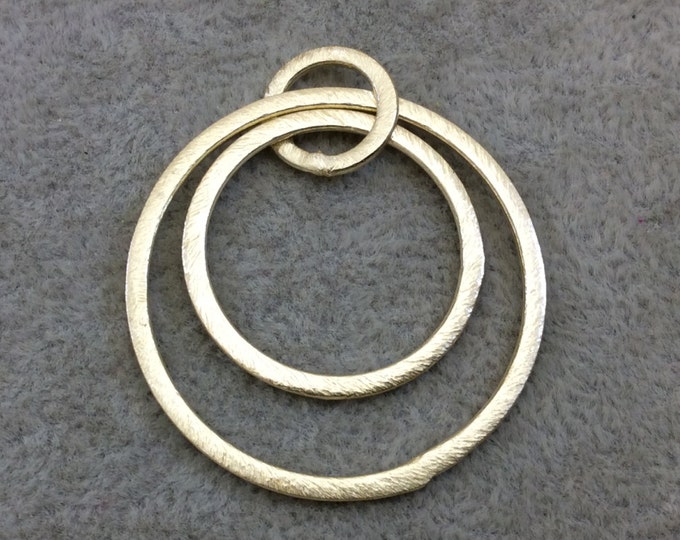 6mm Textured Bronze Plated Copper Wavy Disc/Heishi Washer Shaped Components  - Sold in Bulk Packs of 50 Pieces - Great as Bracelet Spacers!