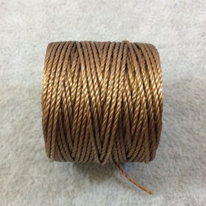 Milk Chocolate Brown Beadsmith S-Lon Nylon Macrame Cord: 0.9mm, 35 Yards