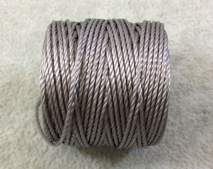FULL SPOOL - Beadsmith S-Lon 400 Cocoa Brown Nylon Macrame/Jewelry Cord - Measuring 0.9mm Thick - 35 Yards (105 Feet) - (SL400-CO)