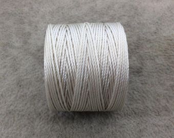 Cream S-Lon 210 Nylon Macrame Cord: Beadsmith Jewelry Cord, 77 Yards