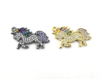 Unicorn Charms for Bracelets or Necklaces