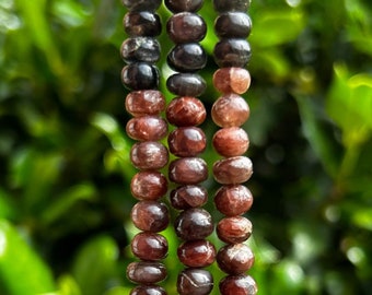 6mm Scapolite Rondelle Beads - Semi Precious Gemstone Beads