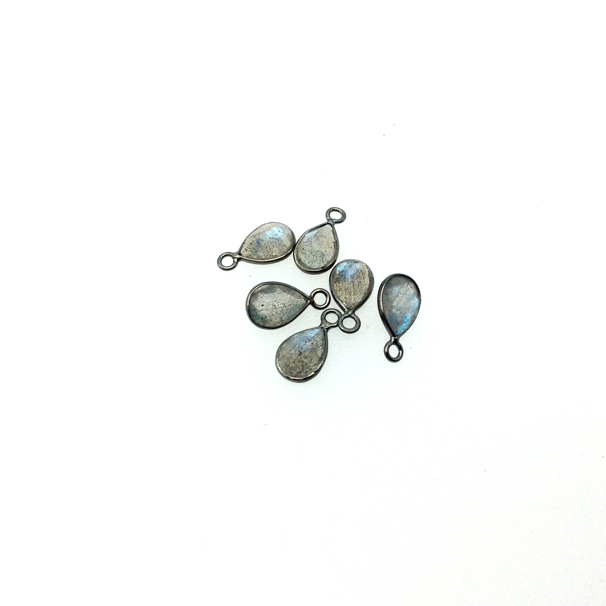 Pendentif Larme En Labradorite Avec Reflets - Longueur 5 Cm, Neuf Sans Emballage, N°2377
