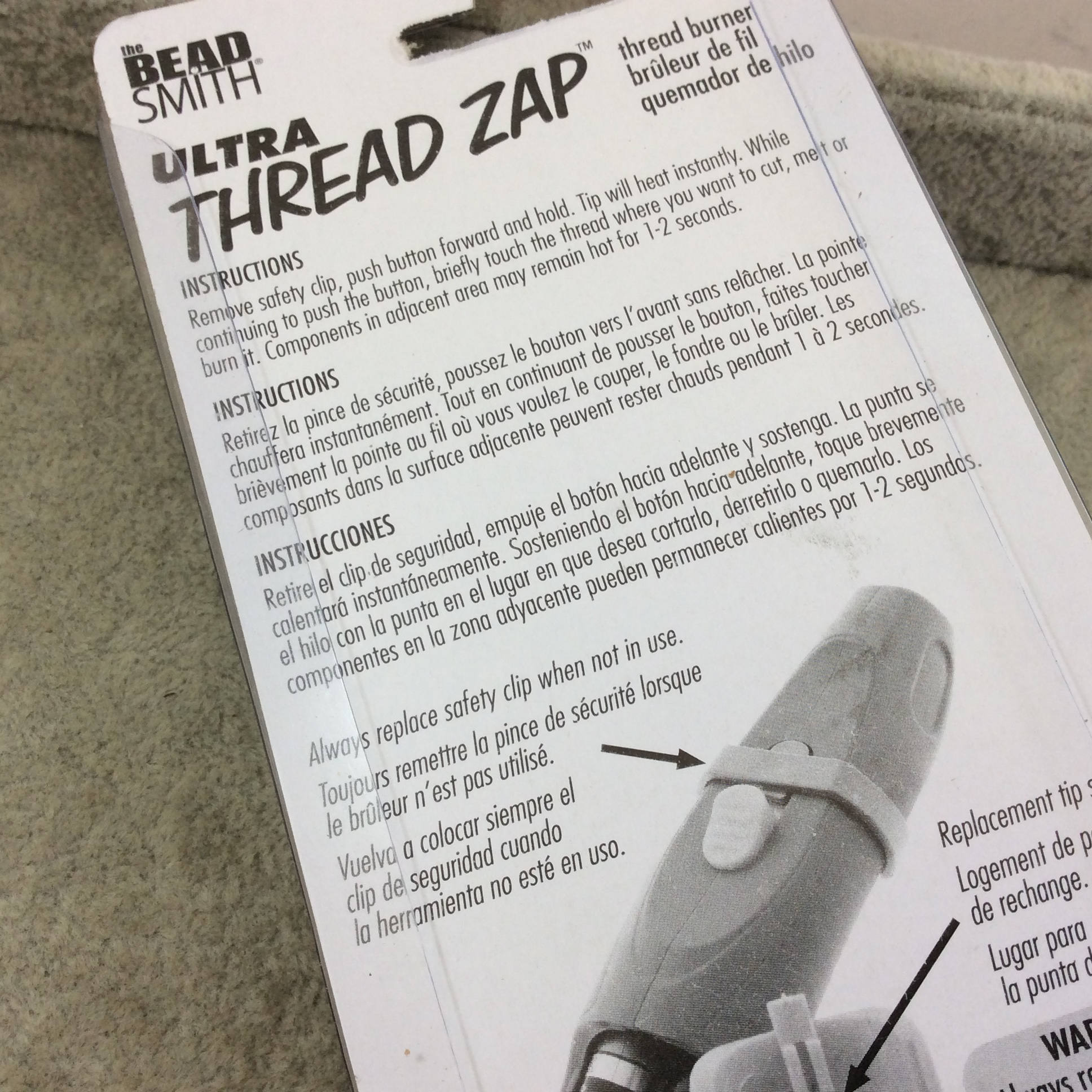 Thread burner tool : Thread Zap 2 Cord Zap