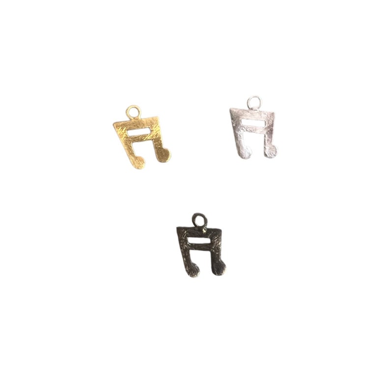 Musical Eighth Note Shaped Components | Findings for Jewelry Making - Etsy