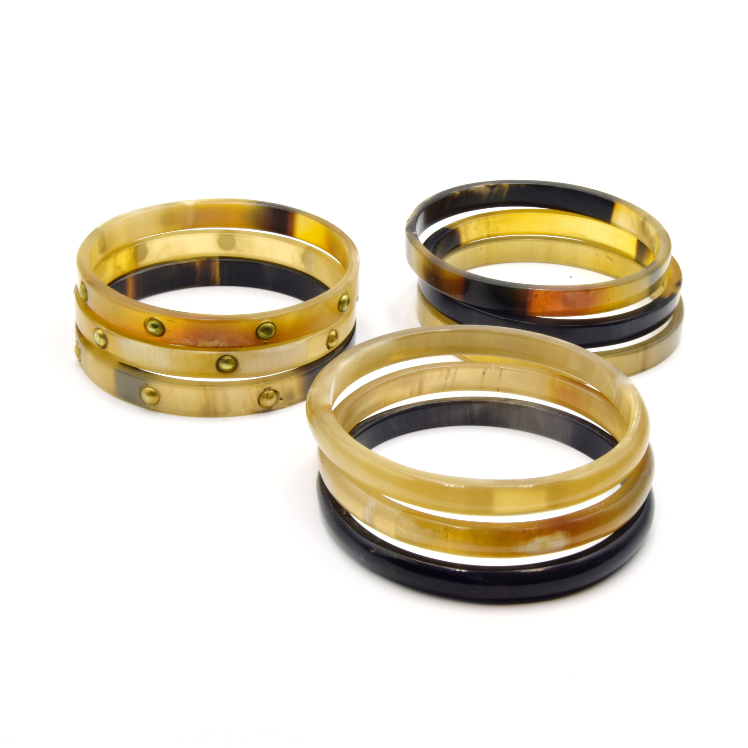 Buffalo Horn Bangles | Stackable Bracelets | Boho Bracelets