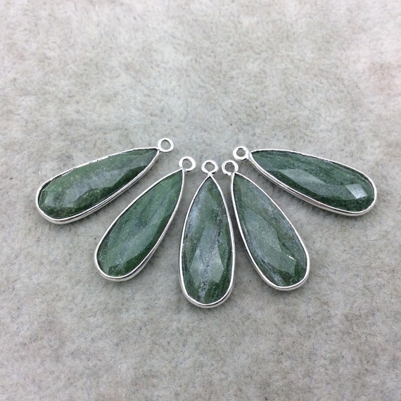 Pendentif En Aventurine Verte Goutte - Bijou Neuf Avec étiquettes, Marque OxcmoBijoux, Pierre Naturelle