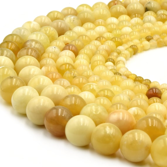 Yellow opal beads clearance