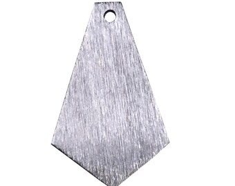 Gunmetal Brushed Copper Tie/Dagger Components – Small Pendant Blanks (10 Pack)
