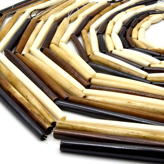Ox Bone Tube Beads – Hair Pipe Beads, Jewelry Making Supplies
