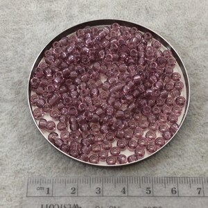 Miyuki 6/0 Rocailles – Transparent rökig ametist med glansig finish (20 grams tub) bild 2