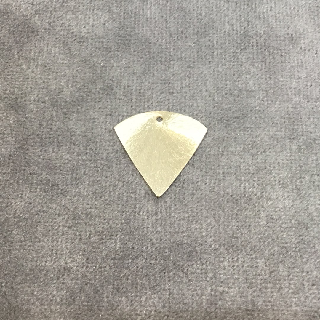 Gold Inverted Triangle Blank Fundings - Set of 10 (18mm X 18mm ...