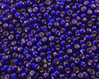 MIYUKIさん専用ページ Size 8/0 Glossy Finish Silver Lined Violet Genuine Miyuki