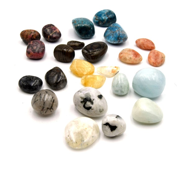 8 x Rhodonite Tumblestones Crystal 18mm-24mm A Grade Gemstone Wholesale