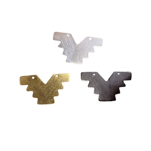 Aztec Shape Findings | Plated Copper Components For Jewelry Making