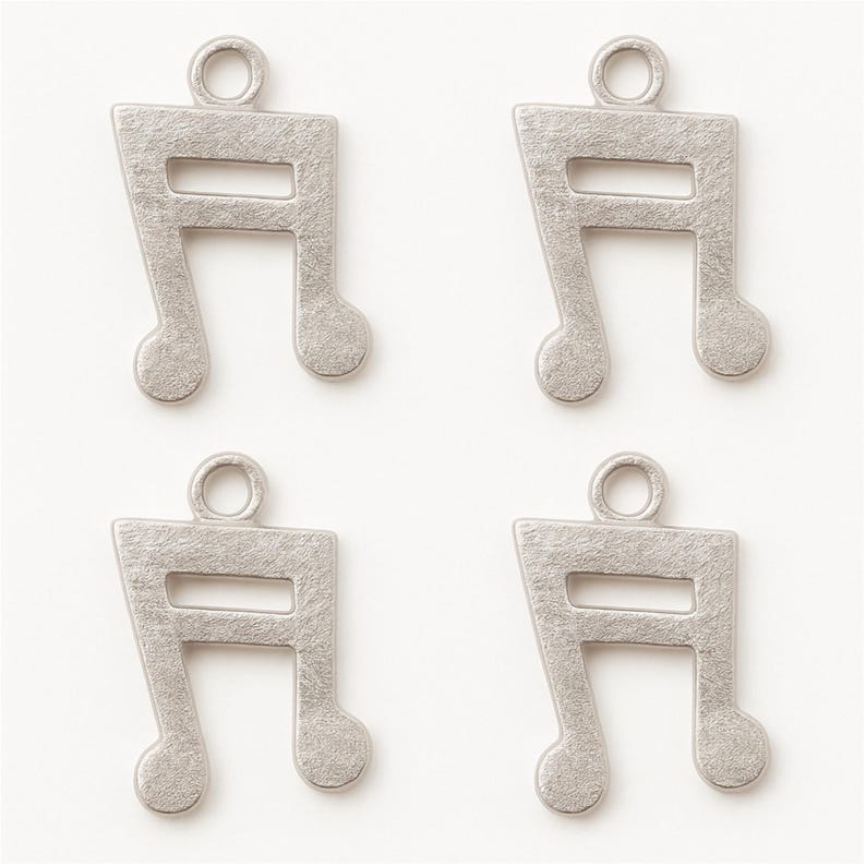 Musical Eighth Note Shaped Components | Findings for Jewelry Making - Etsy