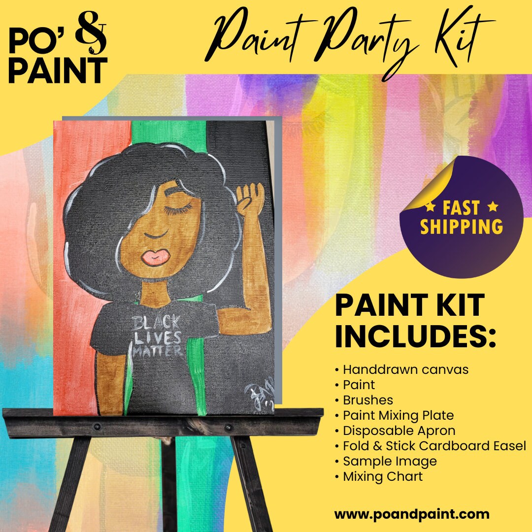 Pre Drawn Canvas King and Pharaoh/teen Adult Painting/ Pre-drawn Canvas /  Outline Canvas / DIY Paint and Sip/ Quarantine Party Ideas 