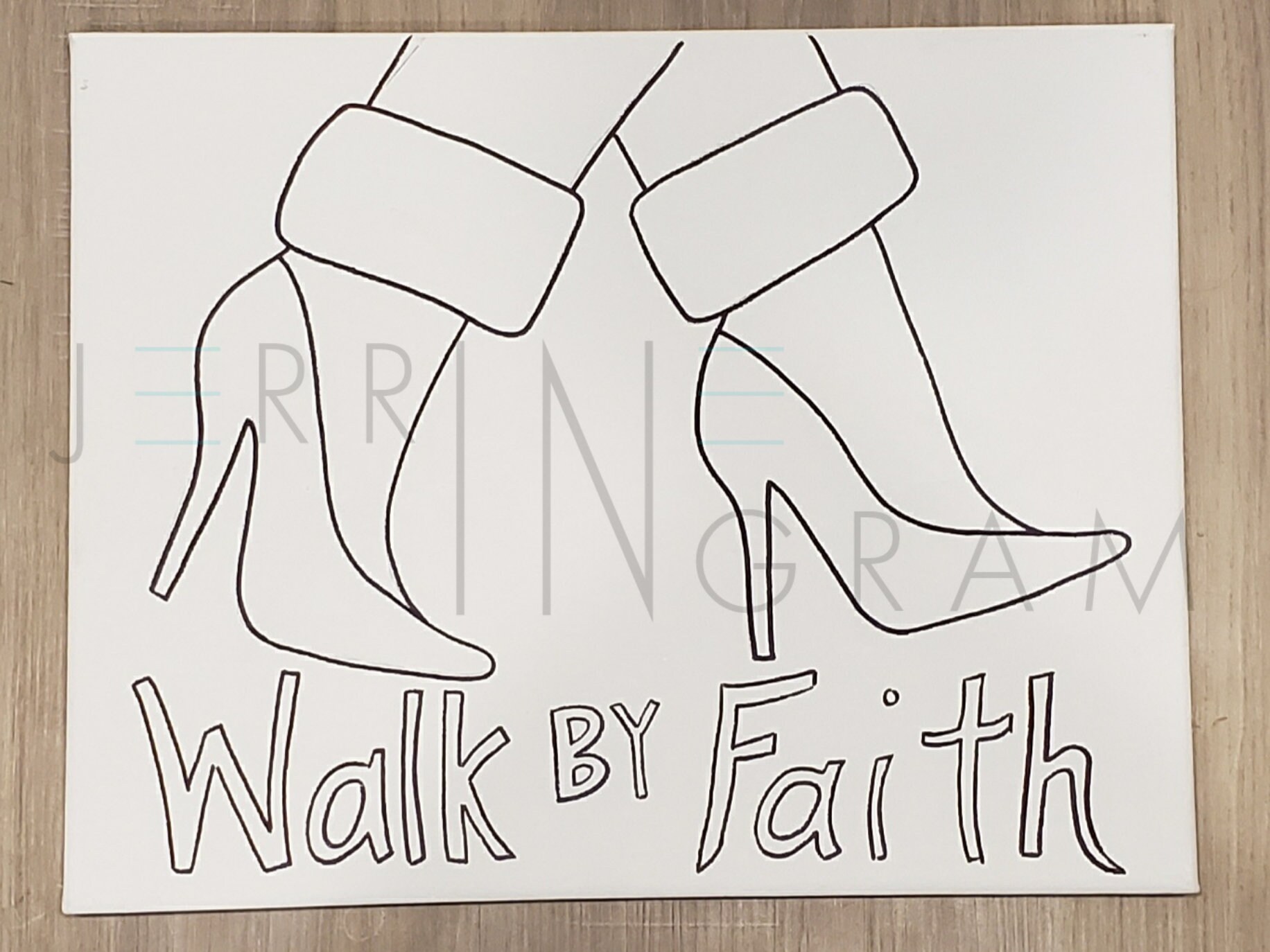 Pre Drawn Outline Canvas DIY Walk By Faith/ Instant Download/ DIY Canvas/ Paint Kit/ PNG digital download/ Png/ paint party/ Adults/ Teens Pre Drawn Outline Canvas DIY Walk By Faith/ Instant Download/ DIY Canvas/ Paint Kit/ PNG digital download/ Png/ paint party/ Adults/ Teens