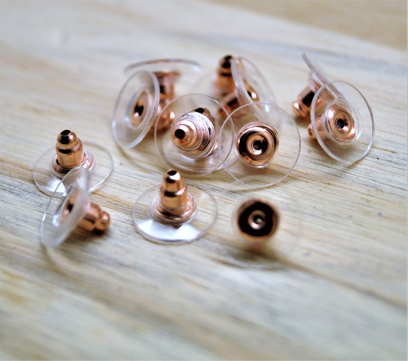 600 Pi&egrave;ces Fermoire Boucle D'oreilles Silicone 8 Styles Plastique En