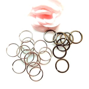 Key rings 20 mm, bronze color