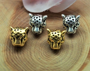 Leopards beads metal 13*11 mm