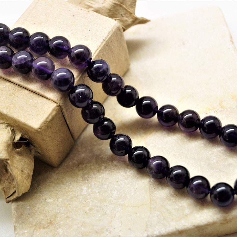 Beads Amethist AAAA 4/6/8/10 mm Perles 8 Mm