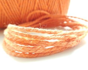 10 metros de hilo "Baker twine", color naranja claro, 2 mm