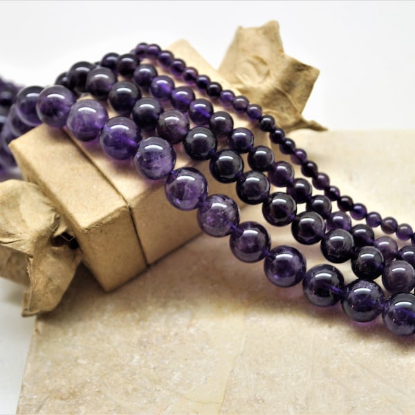 Beads Amethist AAAA 4/6/8/10 mm