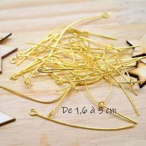 100 stems gold with buckle 16 cm to 5 cm image 1