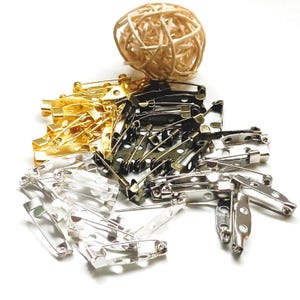 Metalen pinnetjes met 2 gaten, 20*5 mm